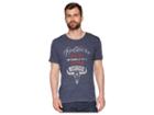 Lucky Brand Texas Hold Em Casino Tee (american Navy) Men's Clothing