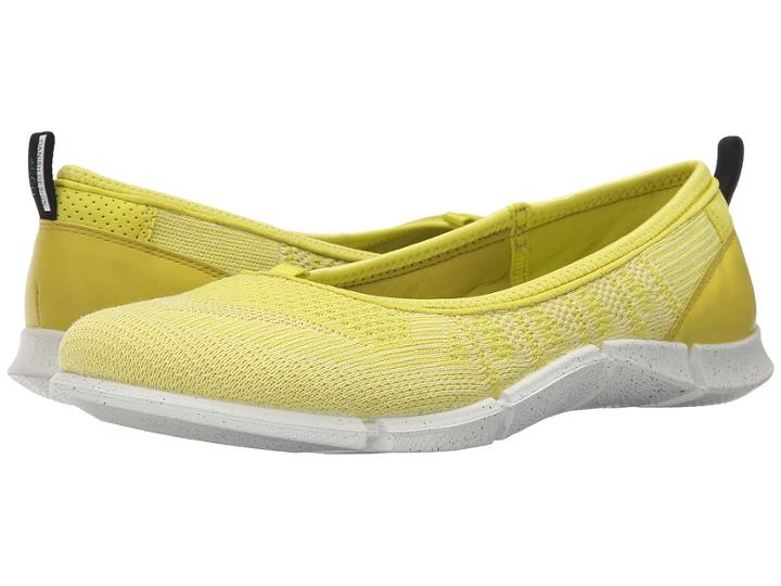 Ecco Sport Intrinsic Karma Flat (sulphur/lemon Neon Sulphur/sulphur) Women's Flat Shoes