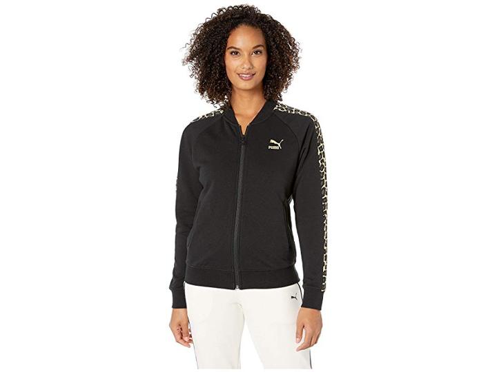 Puma Wild T7 Jacket (puma Black/cheetah) Women's Coat
