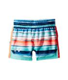 Under Armour Kids Water Stripe Run Shorts (little Kids) (tropical Tide) Girl's Shorts