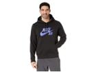 Nike Sb Sb Icon Pullover Essential Hoodie (black/rush Violet) Men's Sweatshirt