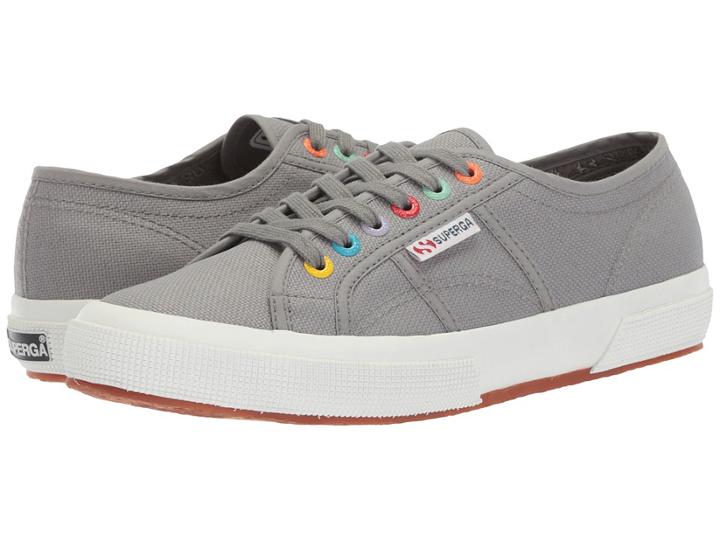 Superga 2750 Coloreycotw Sneaker (grey Sage) Women's Lace Up Casual Shoes