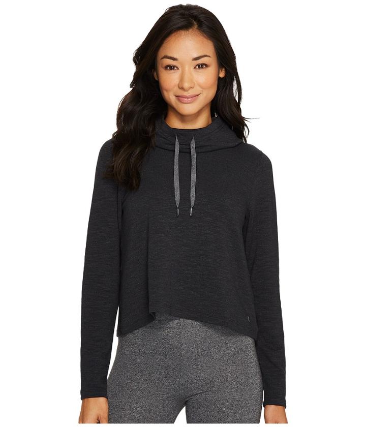 Under Armour Plush Terry Hoodie (black/black/tonal) Women's Sweatshirt
