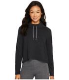 Under Armour Plush Terry Hoodie (black/black/tonal) Women's Sweatshirt