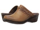 Clarks Marion Coreen (dark Tan Leather) Women's  Shoes