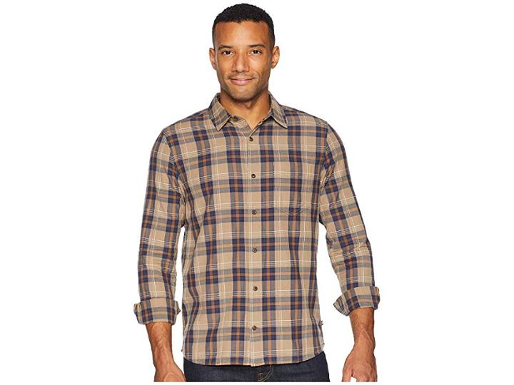 Toad&co Airscape Long Sleeve Shirt (dark Chino) Men's Clothing