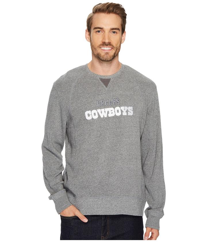 Tommy Bahama Dallas Cowboys Nfl Stitch Of Liberty Crew Sweatshirt (cowboys) Men's Sweatshirt