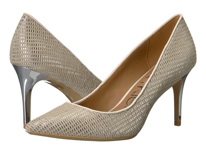 Calvin Klein Gayle Pump (natural/silver/soft White) High Heels