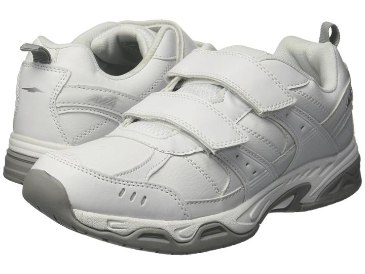 Avia Avi-union Ii Strap (white/chrome Silver) Men's Shoes