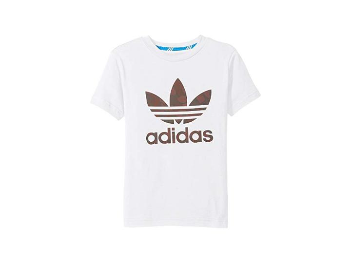 Adidas Originals Kids Future Camo (little Kids/big Kids) (white) Boy's T Shirt