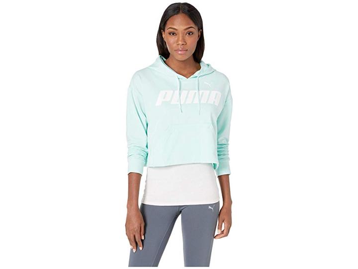 Puma Modern Sports Hoodie (fair Aqua) Women's Sweatshirt