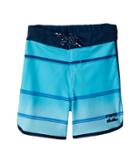Billabong Kids 73 X Stripe Boardshorts (toddler/little Kids) (light Blue) Boy's Swimwear