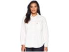 Levi's(r) Plus Western Long Sleeve Woven (beat Up White) Women's Long Sleeve Pullover