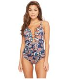 Jets By Jessika Allen Kindred Plunge One-piece (floral) Women's Swimsuits One Piece