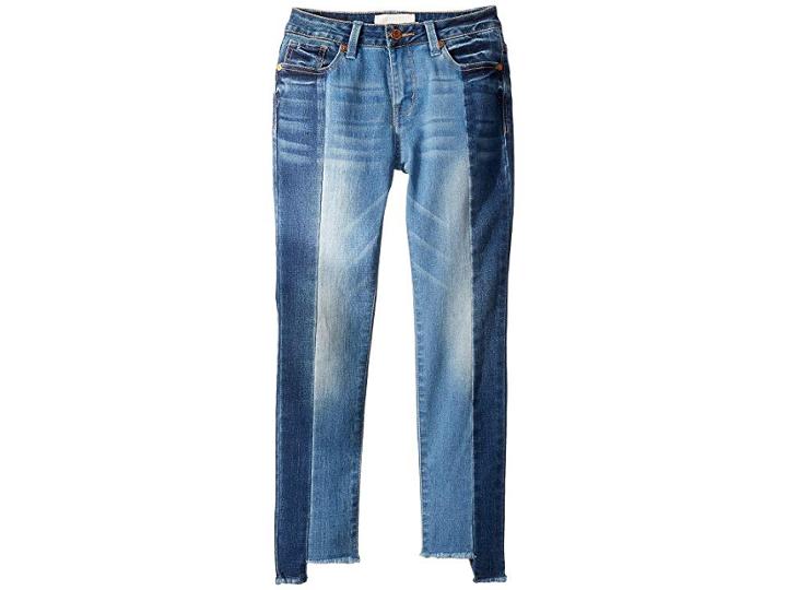 Habitual Girl Chelsey Uneven Hem Jeans In Denim (big Kids) (denim) Girl's Jeans