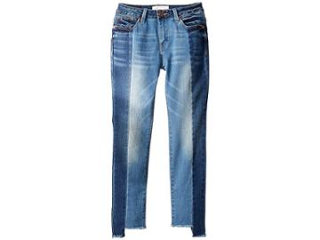Habitual Girl Chelsey Uneven Hem Jeans In Denim (big Kids) (denim) Girl's Jeans
