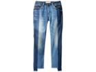 Habitual Girl Chelsey Uneven Hem Jeans In Denim (big Kids) (denim) Girl's Jeans