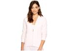 Juicy Couture Robertson Velour Jacket (whisper Pink) Women's Coat