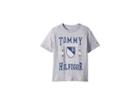 Tommy Hilfiger Kids Tommy Crest Crew Neck Tee (toddler/little Kids) (grey Heather) Boy's T Shirt