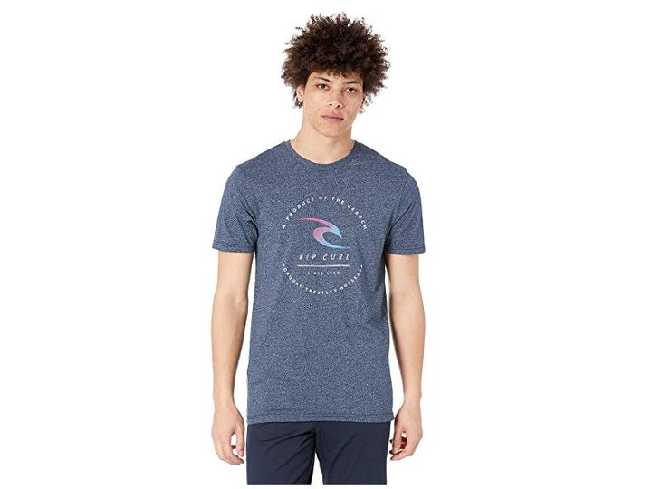 Rip Curl Essential Mock Twist Tee (navy) Men's Clothing