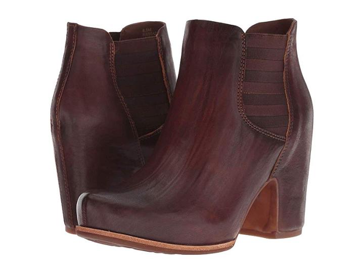 Kork-ease Shirome (burgundy Full Grain) Women's Zip Boots