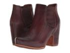 Kork-ease Shirome (burgundy Full Grain) Women's Zip Boots