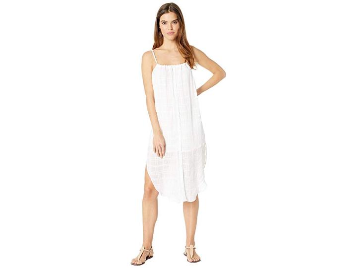 Onia Flora Dress Cover-up (white) Women's Dress