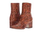 Matisse At Ease (rust Snake Leather) Women's Boots