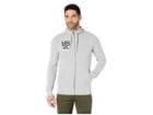 Reebok Ufc Full Zip Hoodie (skull Grey) Men's Clothing