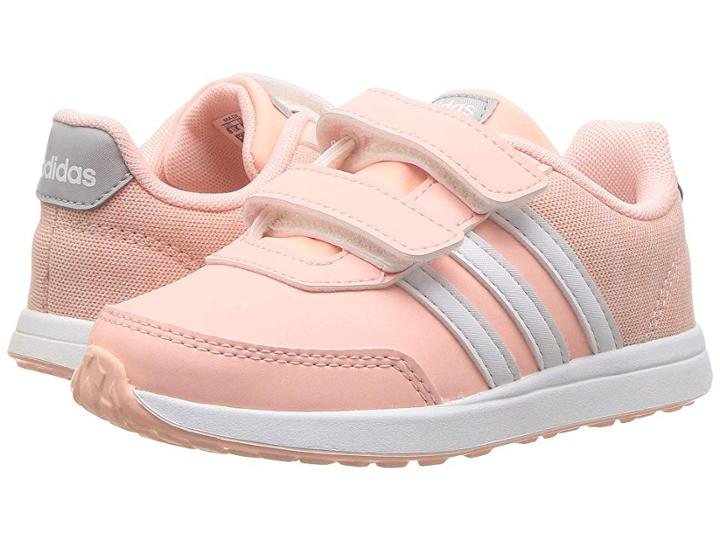 Adidas Kids Vs Switch 2 Cmf (infant/toddler) (haze Coral/white/grey Two) Kids Shoes