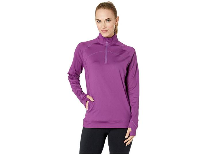 Skirt Sports Tough Chick Top (grape) Women's Long Sleeve Pullover