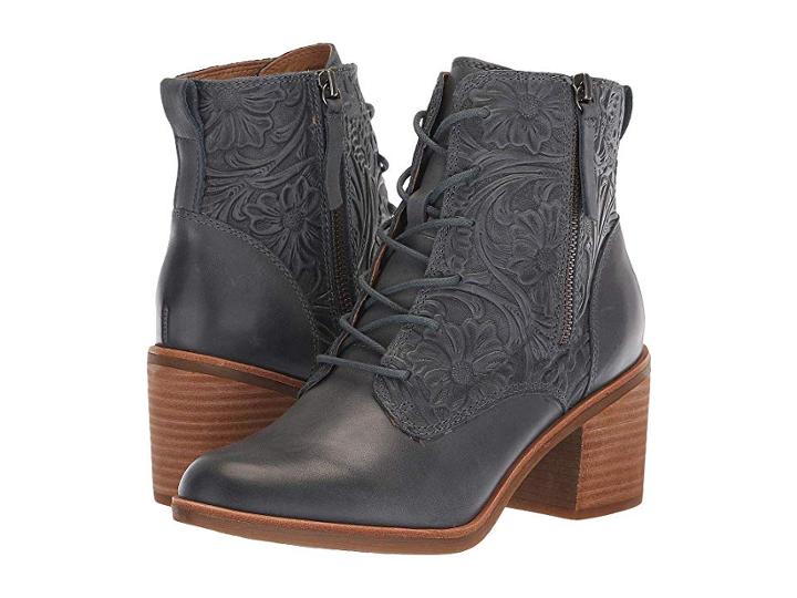 Sofft Sondra (denim Blue La Mesa) Women's Lace-up Boots