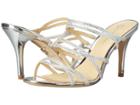 Jl By Judith Leiber Adrianna (silver Mirror Leather) Women's Shoes
