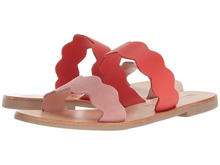 Sol Sana Wave Slide (light Pink/flame) Women's Sandals