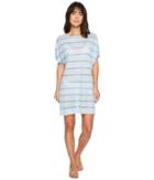 Echo Design Bay Breeze T-shirt Tunic Cover-up (coastal Blue) Women's Swimwear