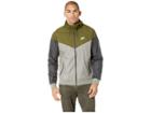 Nike Sportwear Windrunner Jacket (olive Canvas/dark Stucco/white) Men's Coat