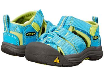 Keen Kids Newport H2 (toddler) (hawaiian Blue/green Glow (prior Season)) Kids Shoes