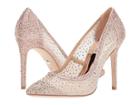 Badgley Mischka Weslee (blush Satin/mesh) High Heels