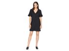 Lilla P Ruffle Sleeve Shift Dress (black) Women's Dress