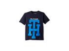 Tommy Hilfiger Kids Th Logo Graphic Tee (big Kids) (swim Navy) Boy's T Shirt