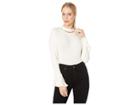 Lna Franz Slub Sweater Top (jet Stream) Women's Sweater