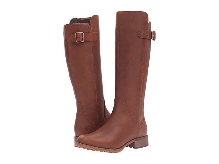 Timberland Banfield Tall Waterproof Boot (dark Brown Full Grain) Women's Waterproof Boots