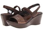 Naot Footwear Gallus (brown Shimmer Nubuck/copper Leather) Women's Sandals