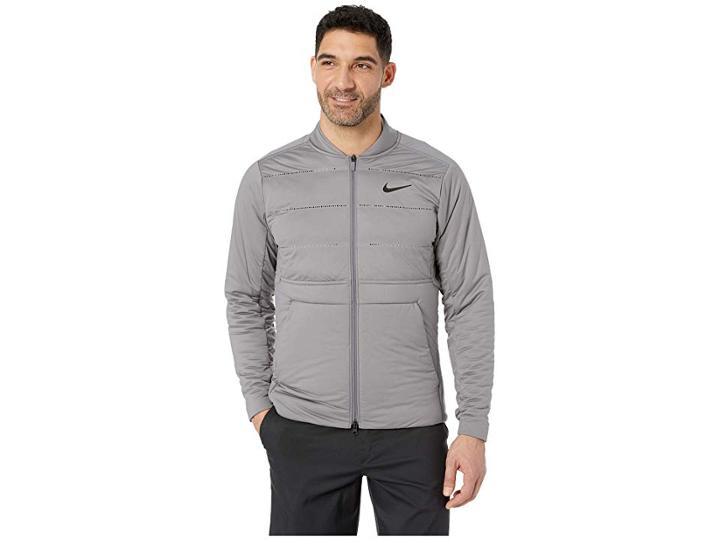 Nike Golf Aeroloft Jacket (gunsmoke/gunsmoke/black) Men's Coat