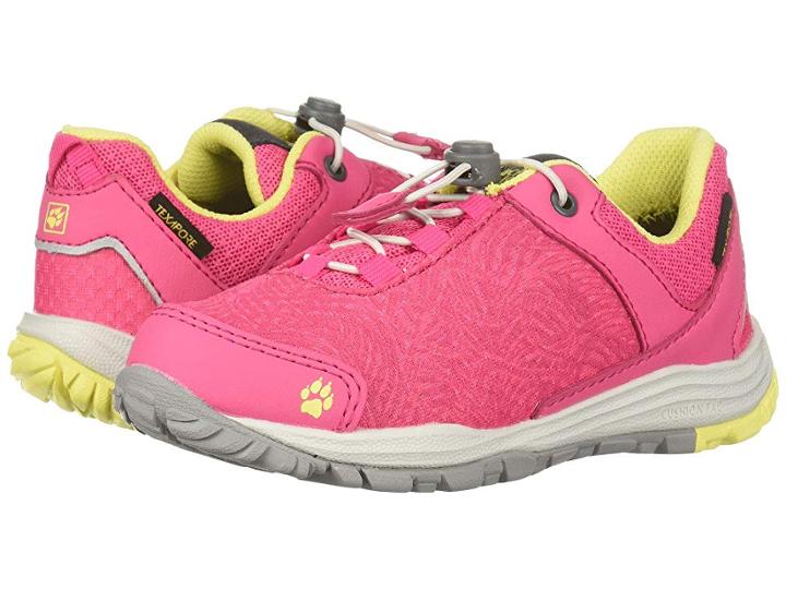 Jack Wolfskin Kids Portland Texapore Low (toddler/little Kid/big Kid) (tropic Pink) Girls Shoes