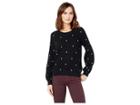Lucky Brand Polka Dot Sweater (black Multi) Women's Sweater