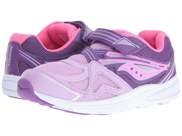 Saucony Kids Ride (toddler/little Kid) (purple 1) Girls Shoes