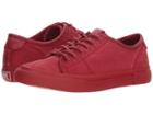 Frye Gia Canvas Low Lace (red Canvas/smooth Full Grain/nubuck) Women's Lace Up Casual Shoes