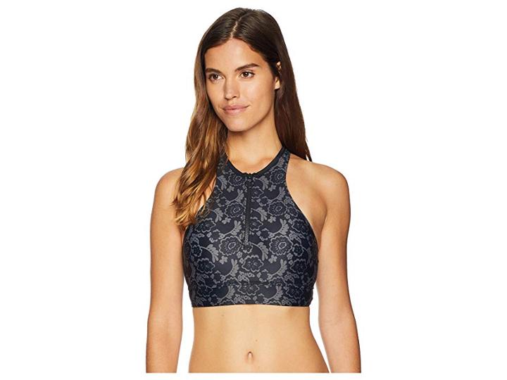 Adidas By Stella Mccartney Bikini Top Cz3715 (black/granite) Women's Swimwear