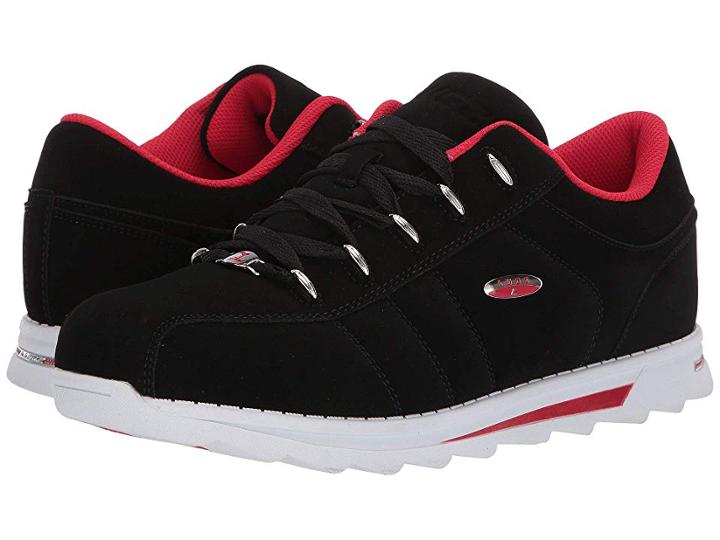 Lugz Charger Ii (black/mars Red/white) Men's Lace Up Casual Shoes